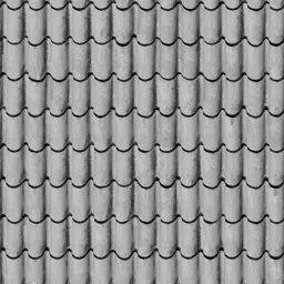 Tuiles d’une couverture vues de près